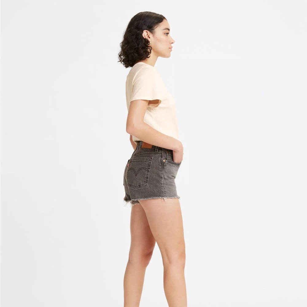 Levi's Women's Gray Denim Jean Shorts